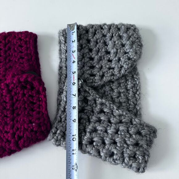 Crochet button scarf bundle - Picture 6 of 7